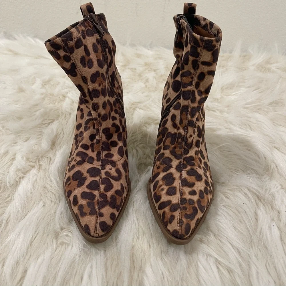 Women’s Soul Naturalizer Melodi Leopard Print Booties Size 6 US! - Picture 2 of 10